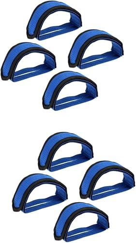 Miniatura 1 de HANABASS 4 pares de correas de bicicleta Pedal de bicicleta Ciclo Pedal Clips de dedo del pie Cinta de pegamento Correa de jaula de pedal Correas de