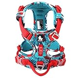 Vlaneriy Arnés antitracción para perros pequeños, medianos y grandes, reflectante, suave, acolchado, transpirable