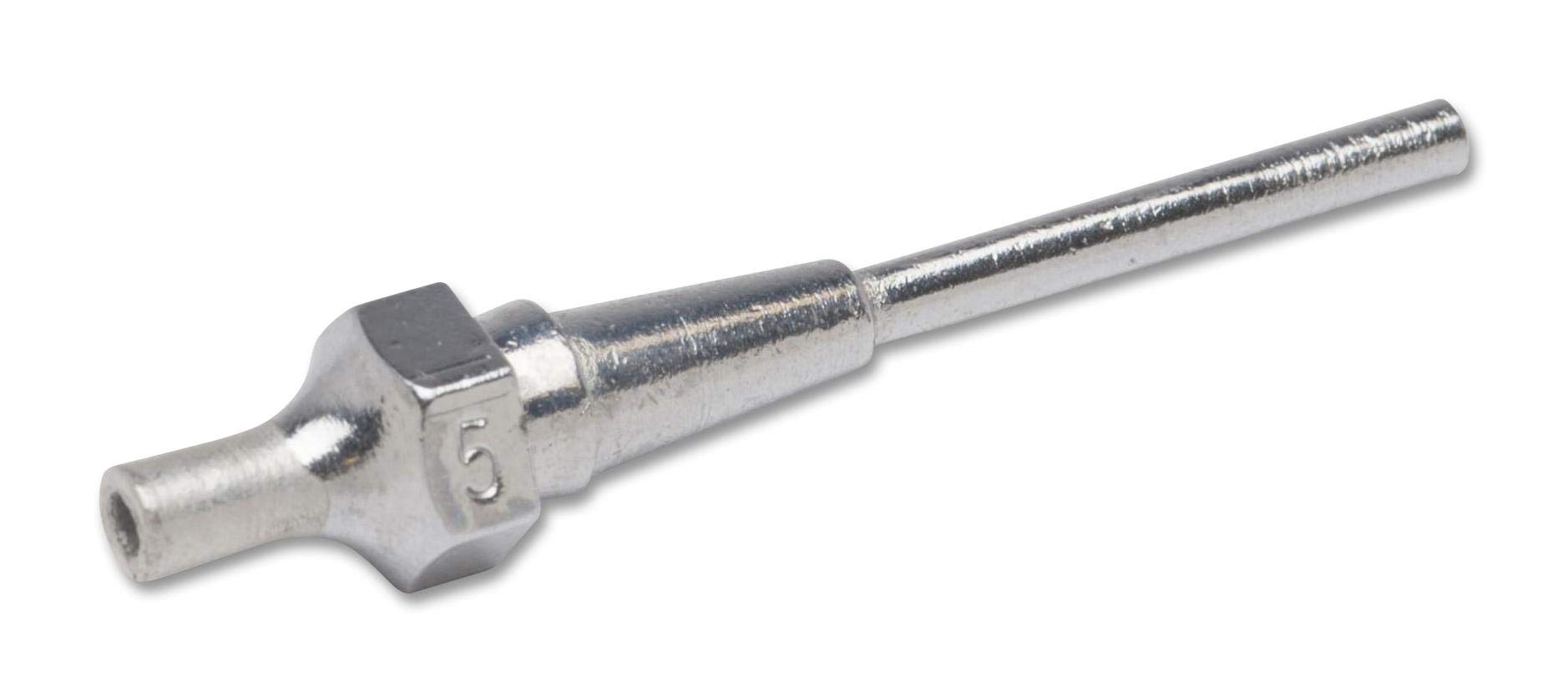 Boquilla desoldadora, 1,8 x 3,3 x 10,5 mm, para uso con planchas desoldadoras Weller DSX 120 y WXDP, longitud de la punta boquilla: 10,5 mm, estilo de punta boquilla, redondo, ancho de la