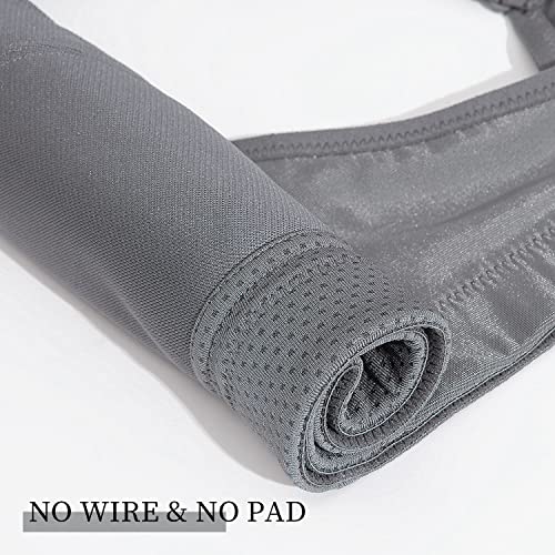 Image of Wingslove High Impact Sports Bras for Women Plus Size Non Padded Wirefree Workout Bra Bounce Control