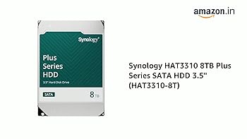30時間 8TB SATA 内蔵HDD Synology HAT3310-8T Amazon.com: Synology HAT3310 8TB Plus Series SATA HDD 3.5