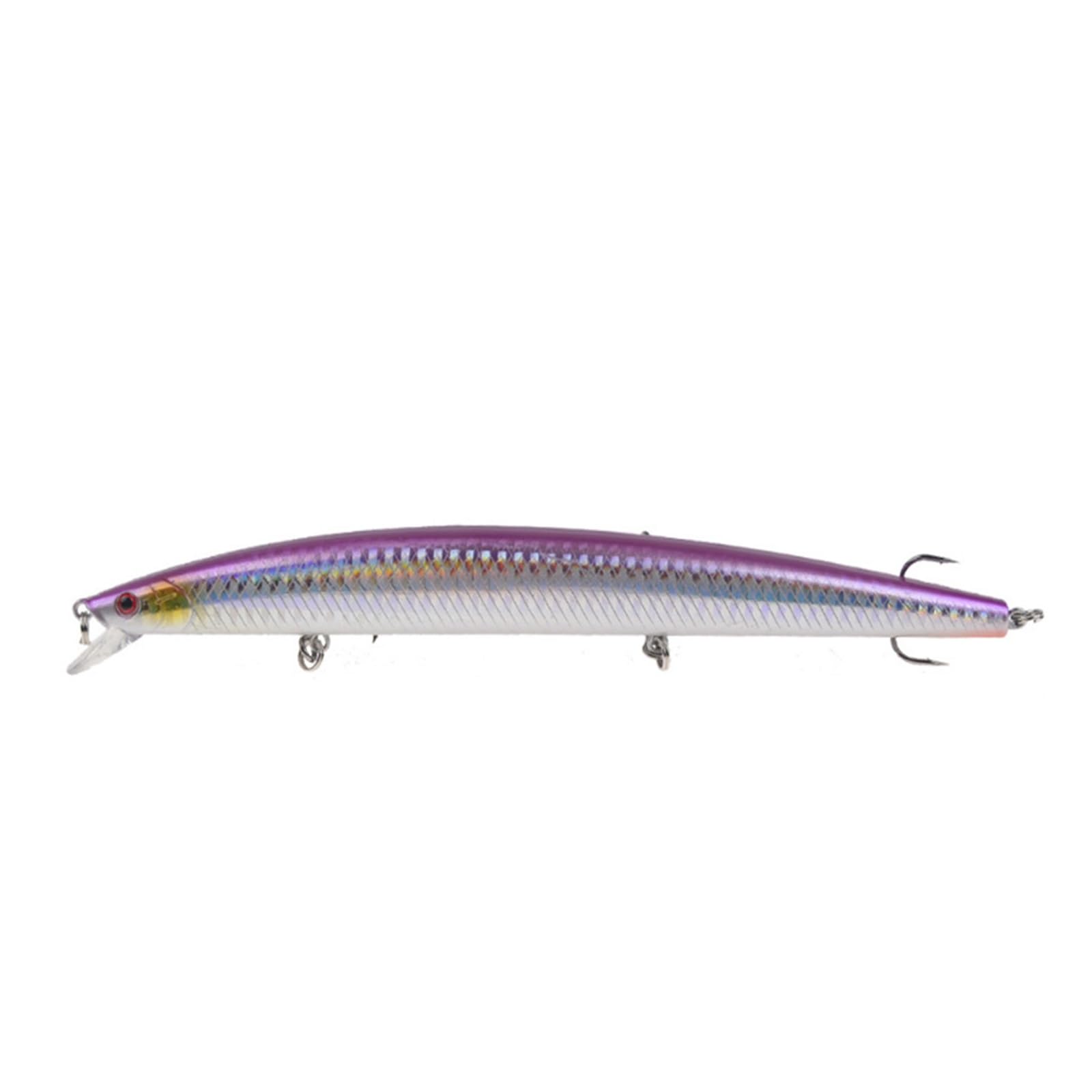 1 Uds 18cm 24g Minnow señuelo de Pesca láser Duro Cebo Artificial plástico Grandes señuelos de Peces Falsos mar Pesca Cebo Crankbait Wobblers(9)