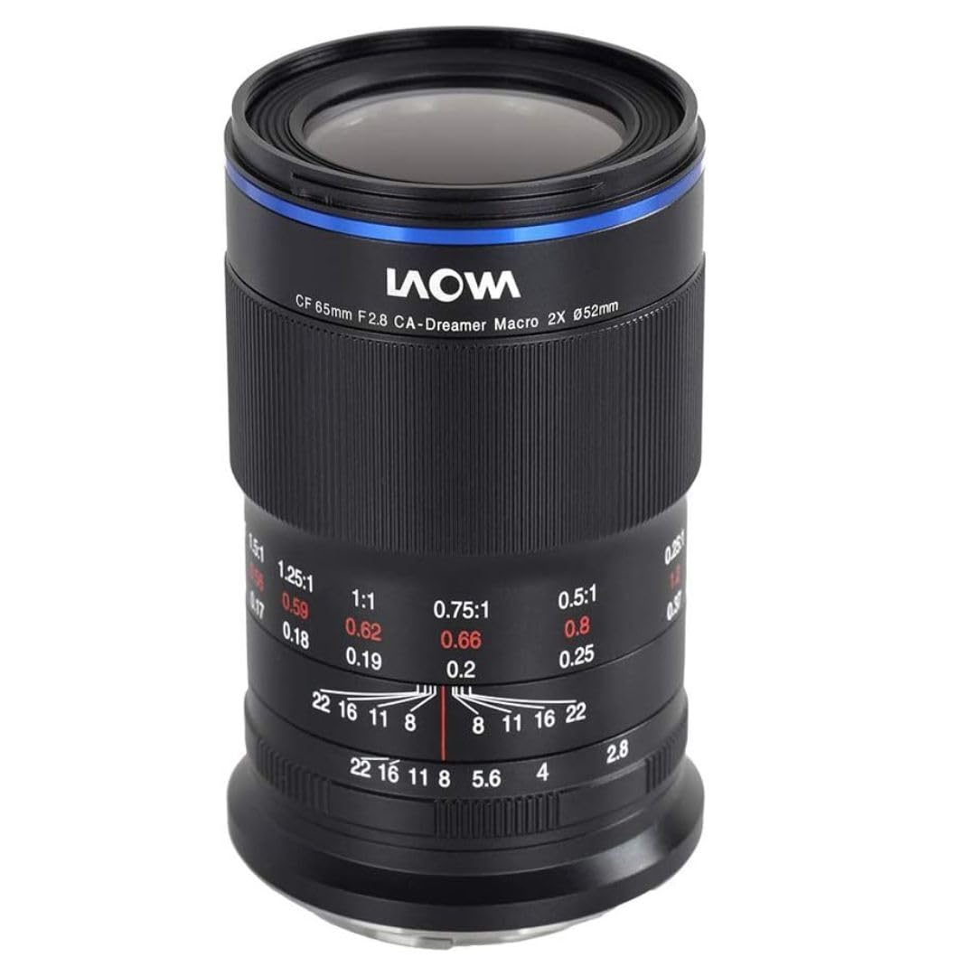 Laowa Venus 65mm Lens f/2.8 2x Ultra Macro Prime - Black For Canon EF-M Mount