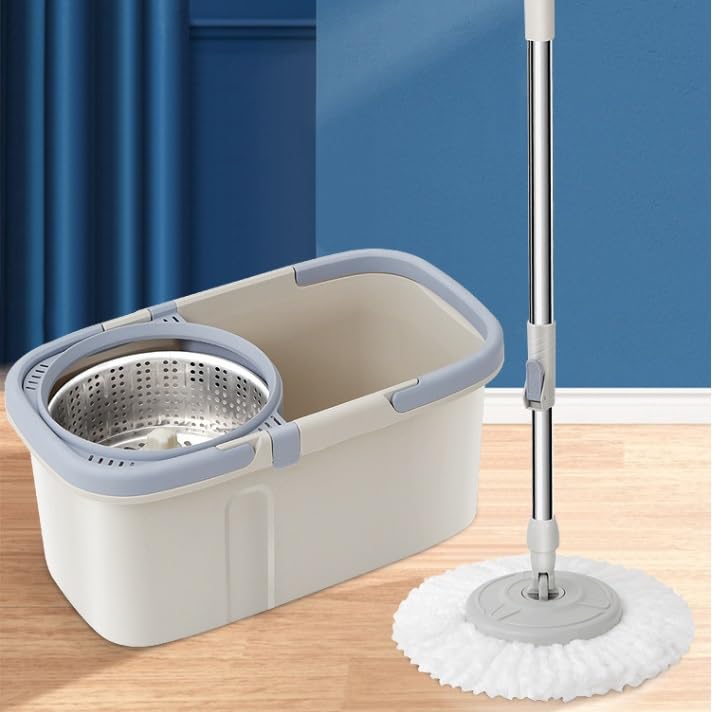 Amazon｜BEIIQIG ダブルハンドル角バケツモップバケツ回転モップ