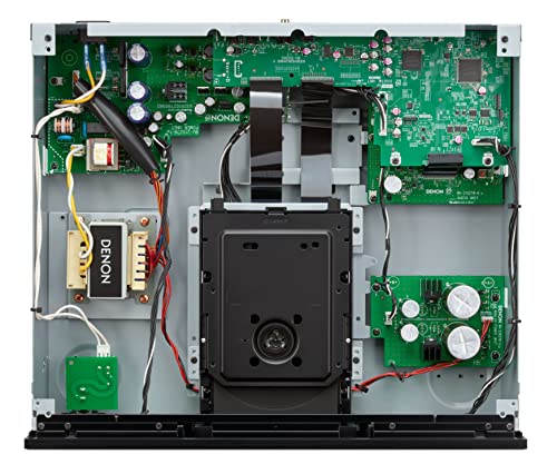 Denon Dcd-1700Ne Cd/Sacd Player, Ultra-Precision 192 Khz/32 Bit D/A Converter, Vibration-Resistant Design, Supports Dsd, Flac, And Wav Files, Pure Direct Mode, 2 Digital Audio Outputs, Black #TOP6