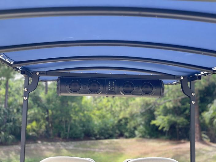 Extended Roof Rear Strut Universal Fit Soundbar Mount - Golf Cart - LSV - PTV