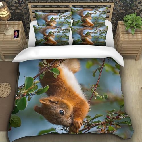 Housse de couette rat hypoallergénique ultra douce en microfibre 3D - 5