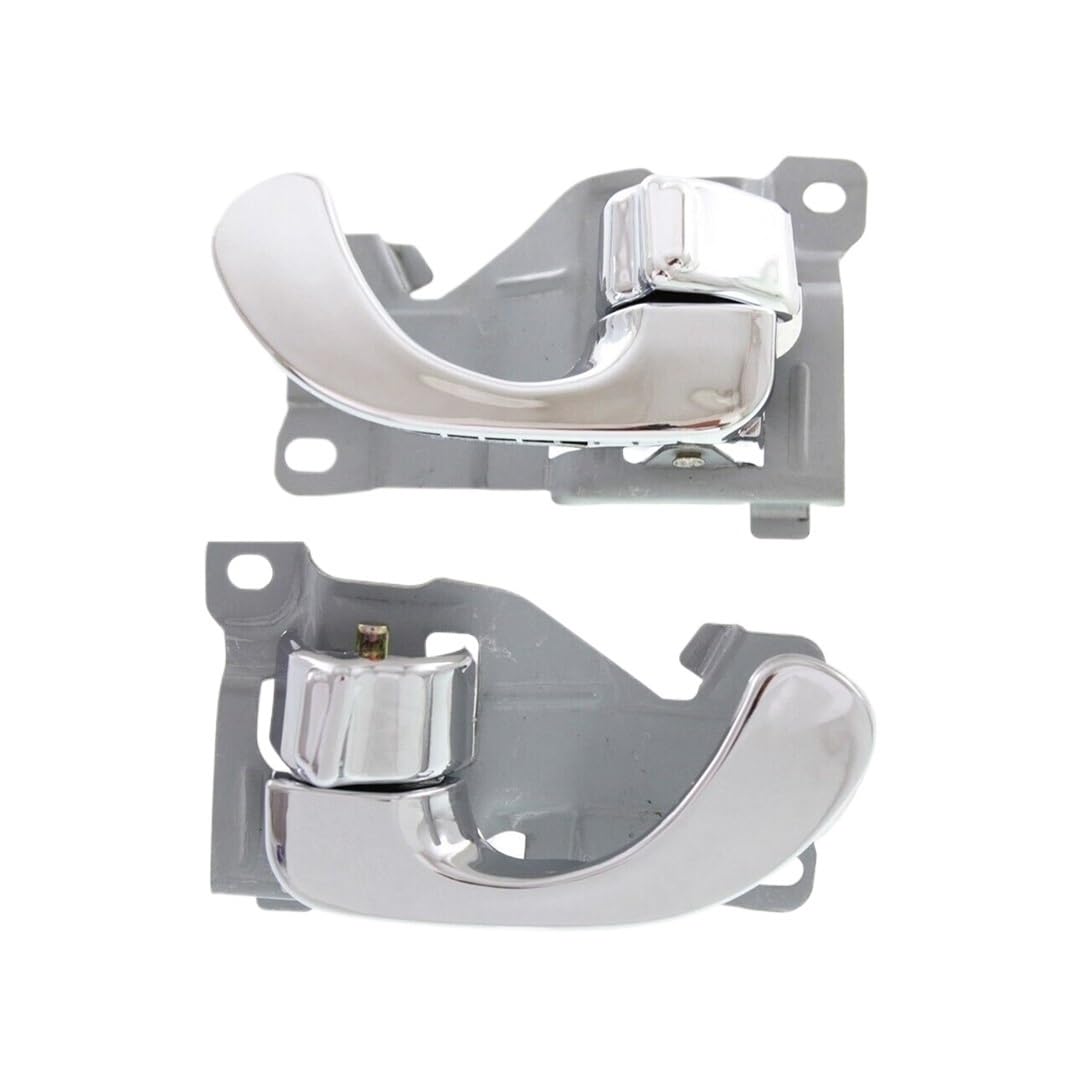Pibid Car Inner Handle Chrome Interior Inner Door Handle CW724402 for Mirage for Galant for Lancer 1997-2002(1 Pair)