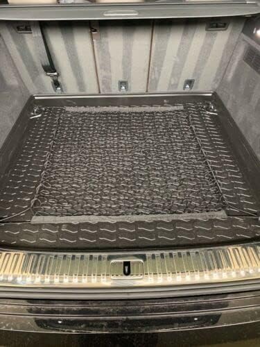 Miniatura 3 de Qty.2 Red de carga organizadora para maletero Audi Q8 SQ8 2019-2025 – Sobre + redes de carga estilo piso para SUV – Organizador de maletero de coche