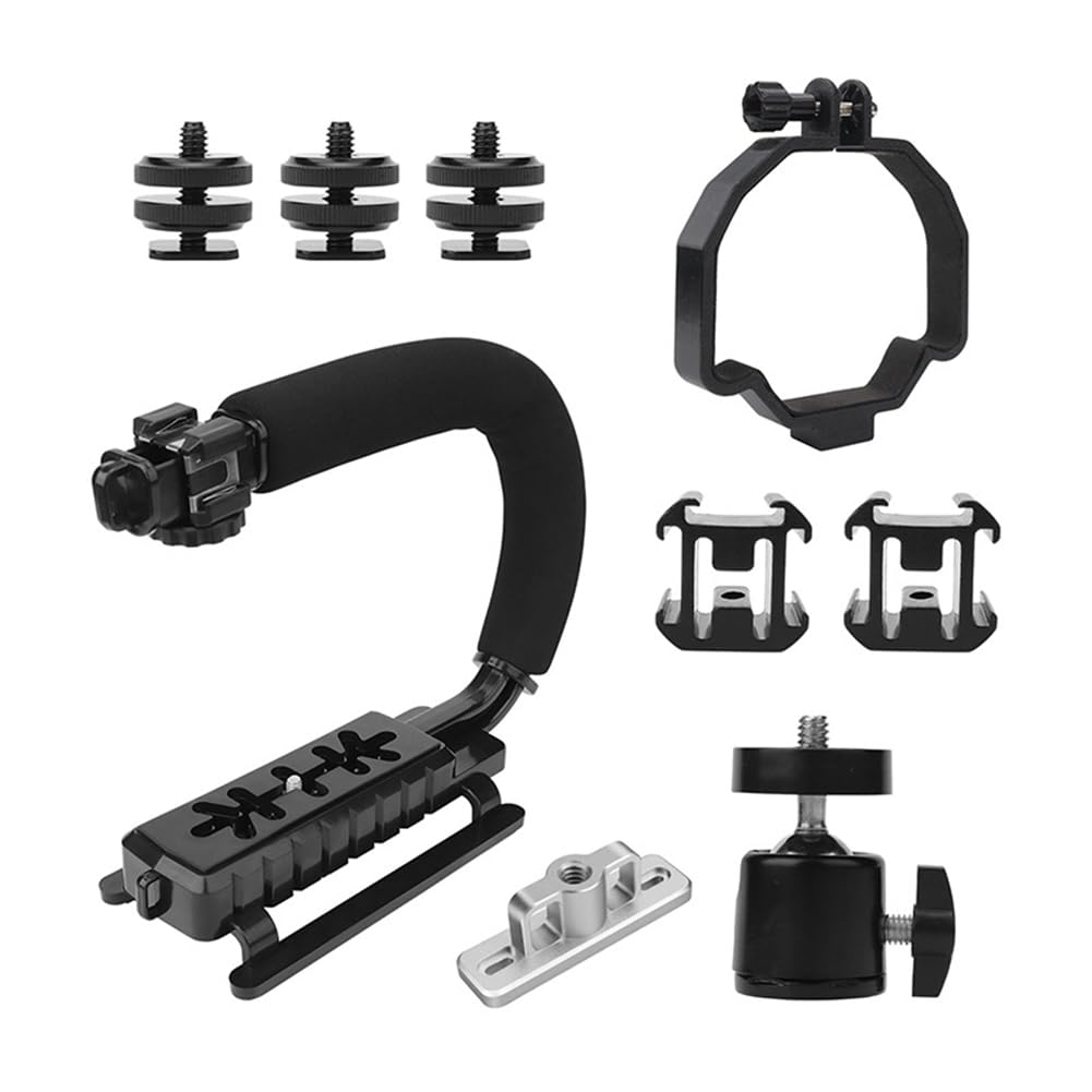 Uchwyt ręczny do DJI FLIP/Air 3S/ 3/Air 2S/ 2/Mavic 3/3 Pro Drone Gimbal Mount Bracket - DJI RC/RC2 kontroler ręczny zestaw fotograficzny Gimbal strzelanie stabilizator (do Air3S/3)