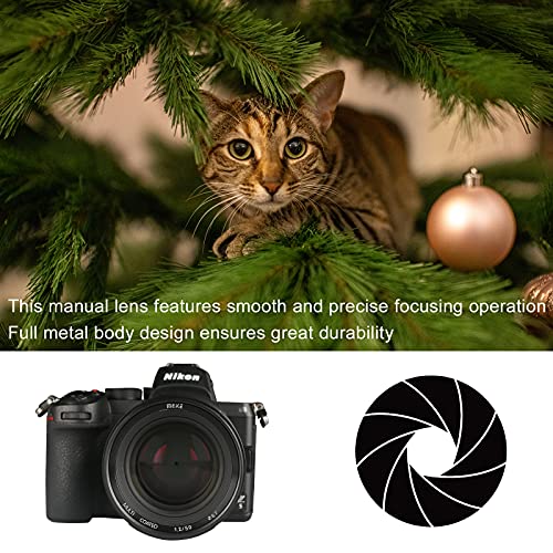 Image of Meike MK-50mm F1.2 Large Aperture Full Frame Manual Focus Fixed Lens for Nikon Z-Mount Z5 Z6 Z7 Z50