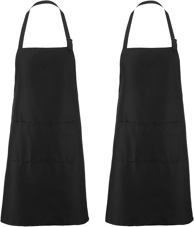 House 2 Home Reality 2Pack Apron Black 100 Cotton Apron