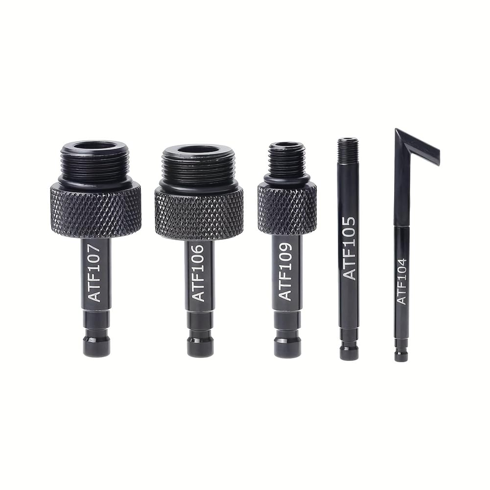 Automatic Transmission Fluid Oil Filling Filler Adapter 5PCS ATF Adaptor Set Filler Connector Transmission Oil