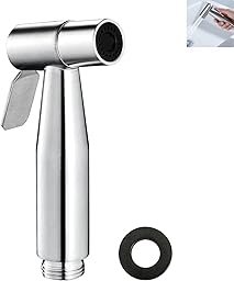 Grifo Bidet de Acero Inoxidable para WC, Control de Presión del Agua, Fácil Instalación, Amplia Gama de Aplicaciones