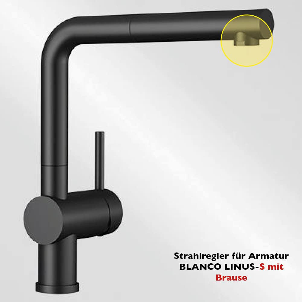 BLANCO Regulator strumienia czarny matowy do LINUS-S | 123840