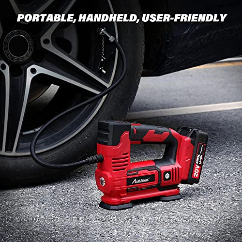 AVID POWER Tire Inflator Portable Air Compressor, 20V Cordless Car Tire