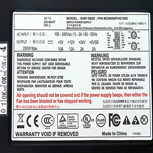 Fuente de alimentación usada 250W IndustrialMaker miniatura 5