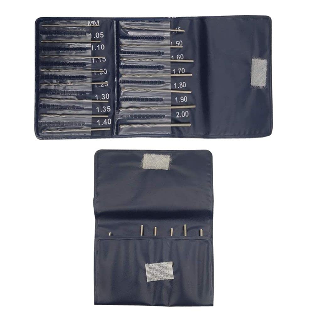 DIY DIYC-12263 Crafts H.S.S Drill bits 1.05mm to 2mm Home Improvement DNo# 83 (Pack of 1 Pc, Multi)