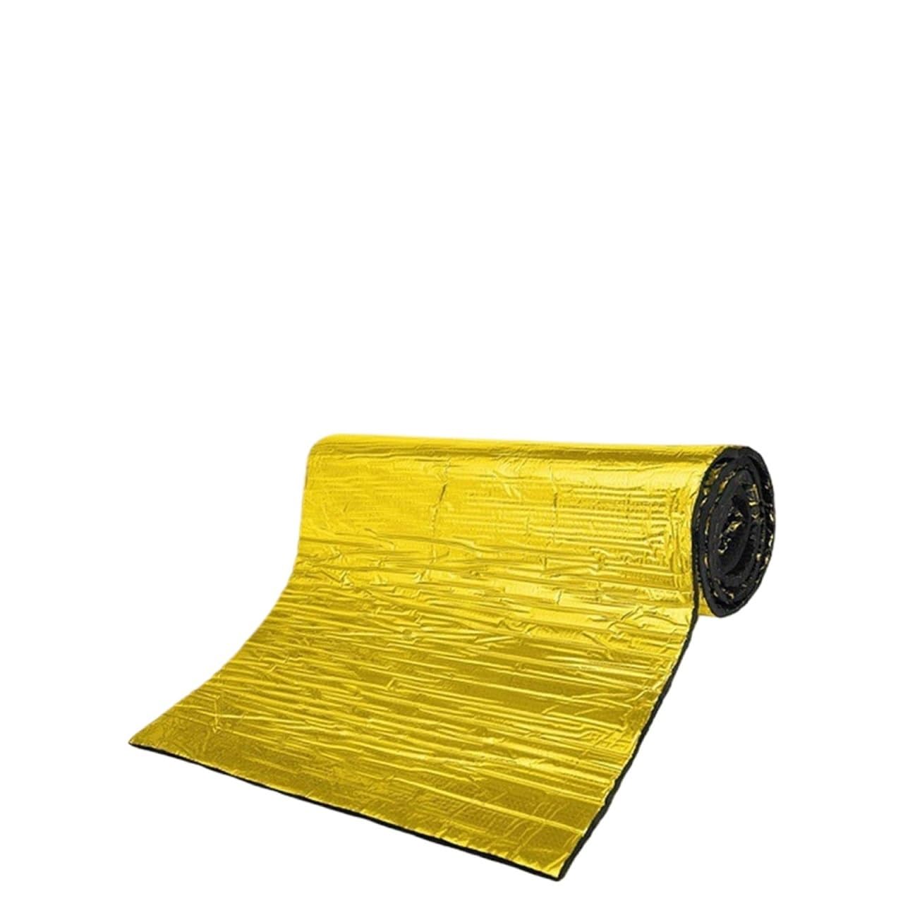 Automobile Insulation Car Sound Deadening Mat 50x100cm Self Adhesive Noise Insulation Cushion for Roof(Gold)