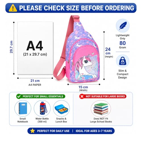 Image of Kizzi Print Colourful Cross body Bags for Boys and Girls Kids School, Picnic, Return Gifts