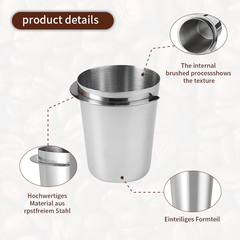 AVX Dosing Cup 58mm - Doseerbeker van duurzaam RVS