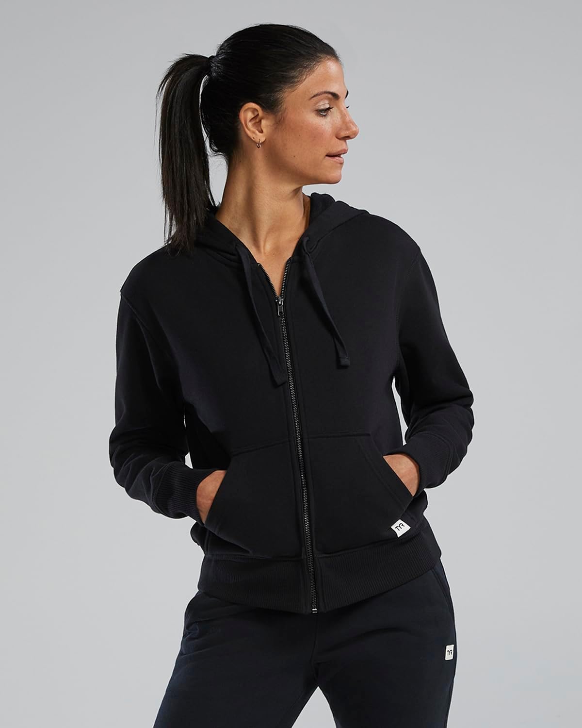 TYR womens Ultrasoft Heavyweight Terry Full Zip Hoodie