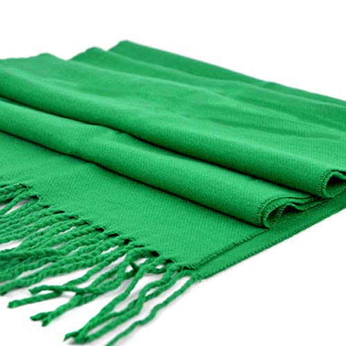 Boxed-Gifts Green Cold Weather Winter Scarf For Men & Women thumb #6