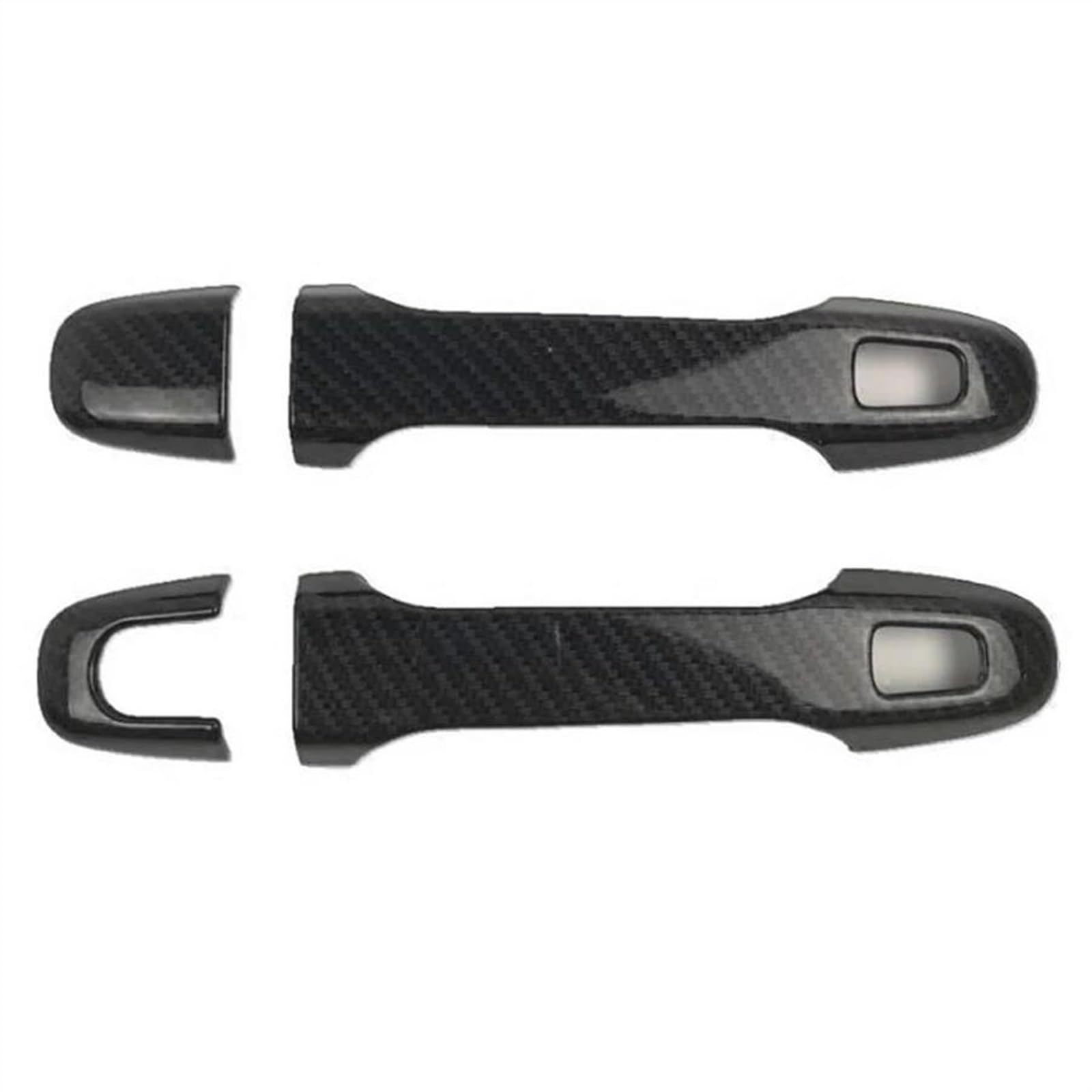 SLIMES Car Exterior Accessories Door Handle Grab Cover Trim Stickers for Toyota CHR C-HR 2016 2017 2018 ABS Protection(Carbon)