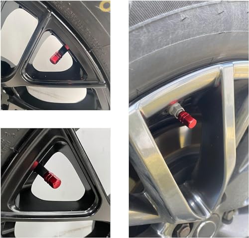 image for JUSTTOP Car Tire Valve Stem Caps, 12pcs Air Caps Cover, Universal for 