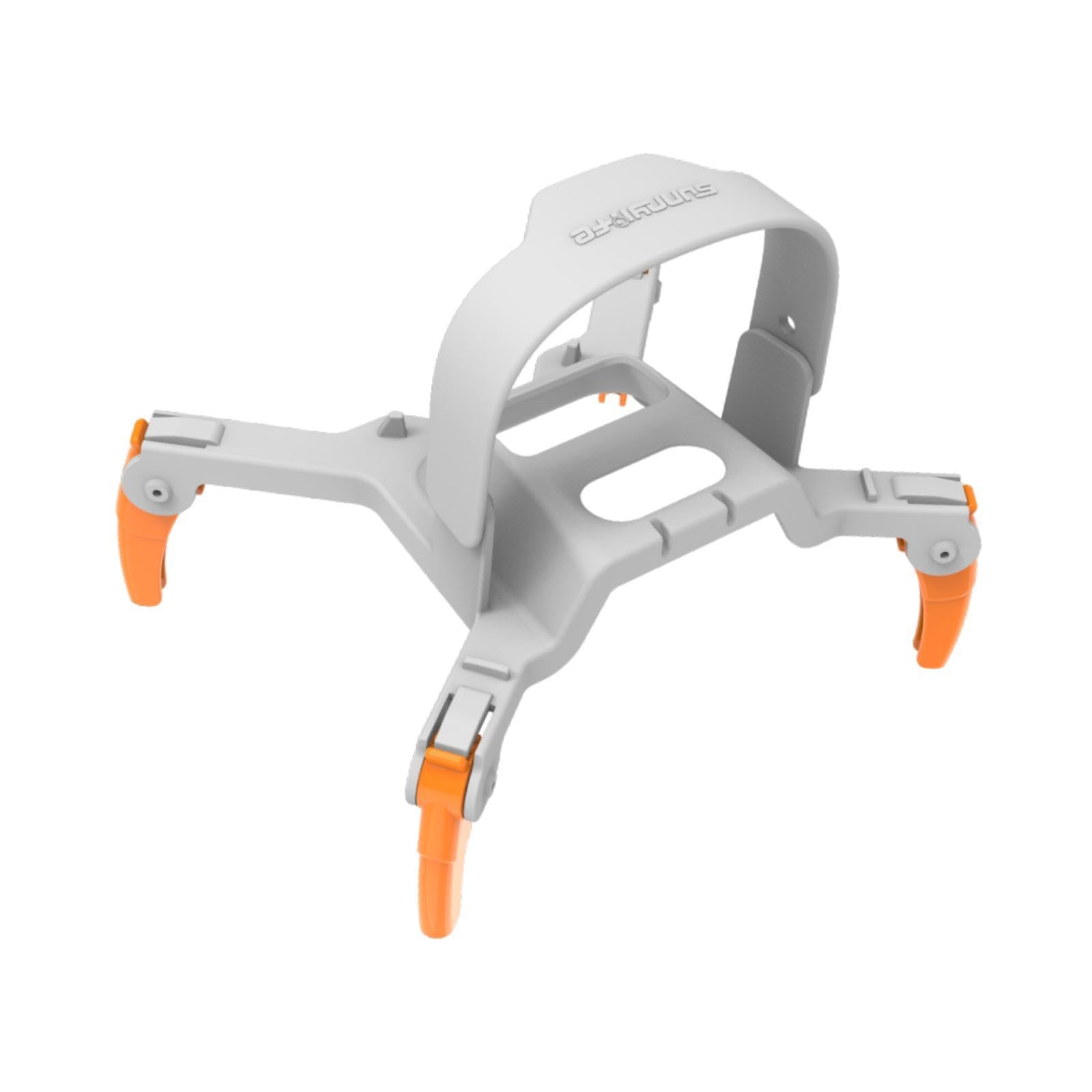 Menolana Landing Gear Extension, Leg Support,Folding Protector 30mm Increase Height Quadcopter Accessory Foldable Extender for Drone, Orange Gray
