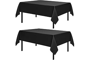 Romanstile Rectangle Tablecloth, 2 Pack 60 x 84 Inch, Stain and Wrinkle...