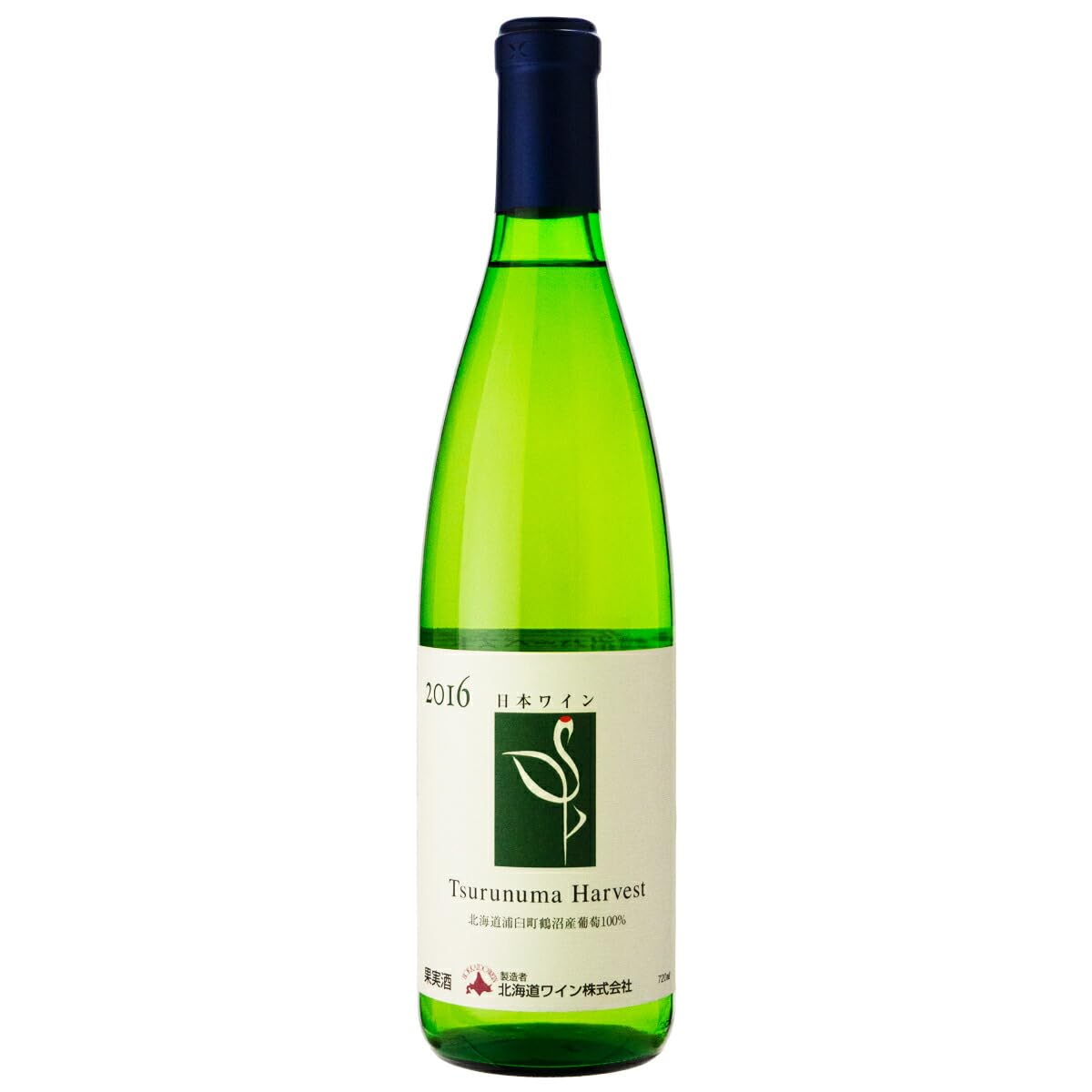 北海道ワイン お中元 白ワイン 鶴沼 ハーベストブラン 2016 720ml