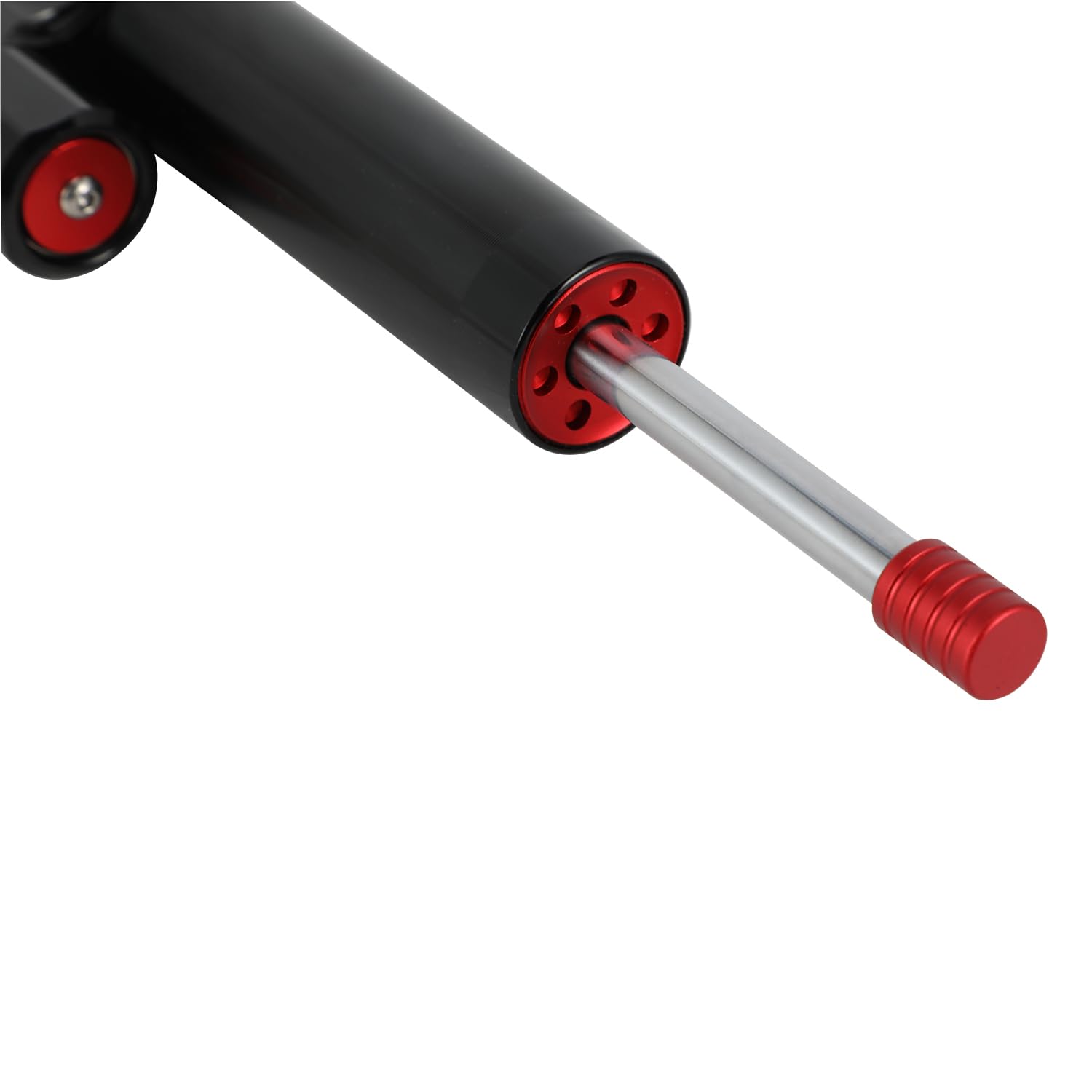 Amortiguador Dirección Patinete Eléctrico Universal para Skycore for JGH Patinete Eléctrico E-Scooter Rojo
