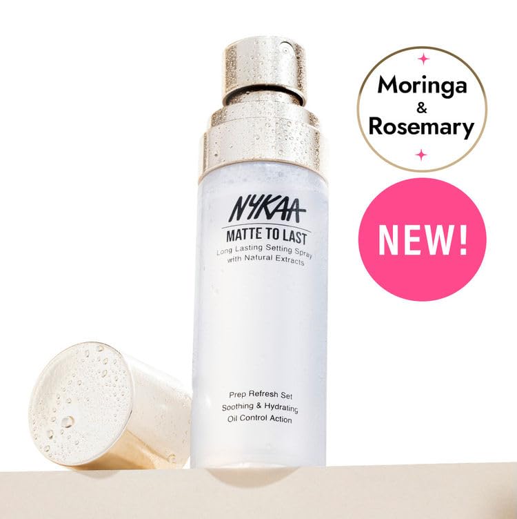 Image of Nykaa Matte to Last Long Lasting Setting Spray with Natural Extracts (65ml)