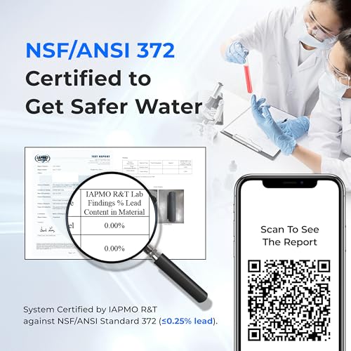 Image of Waterdrop TK-AD-FS Alkaline Gravity Water Filter System, Increase PH, Reduces Fluoride and Chlorine, with 4 Filters and Metal Spigot for Home, Camping, Travel, Emergencies, 2.25G