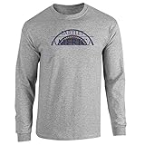 Pop Threads Jed Bartlet for America Presidential Campaign Long Sleeve Tee T-Shirt Sport Grey L