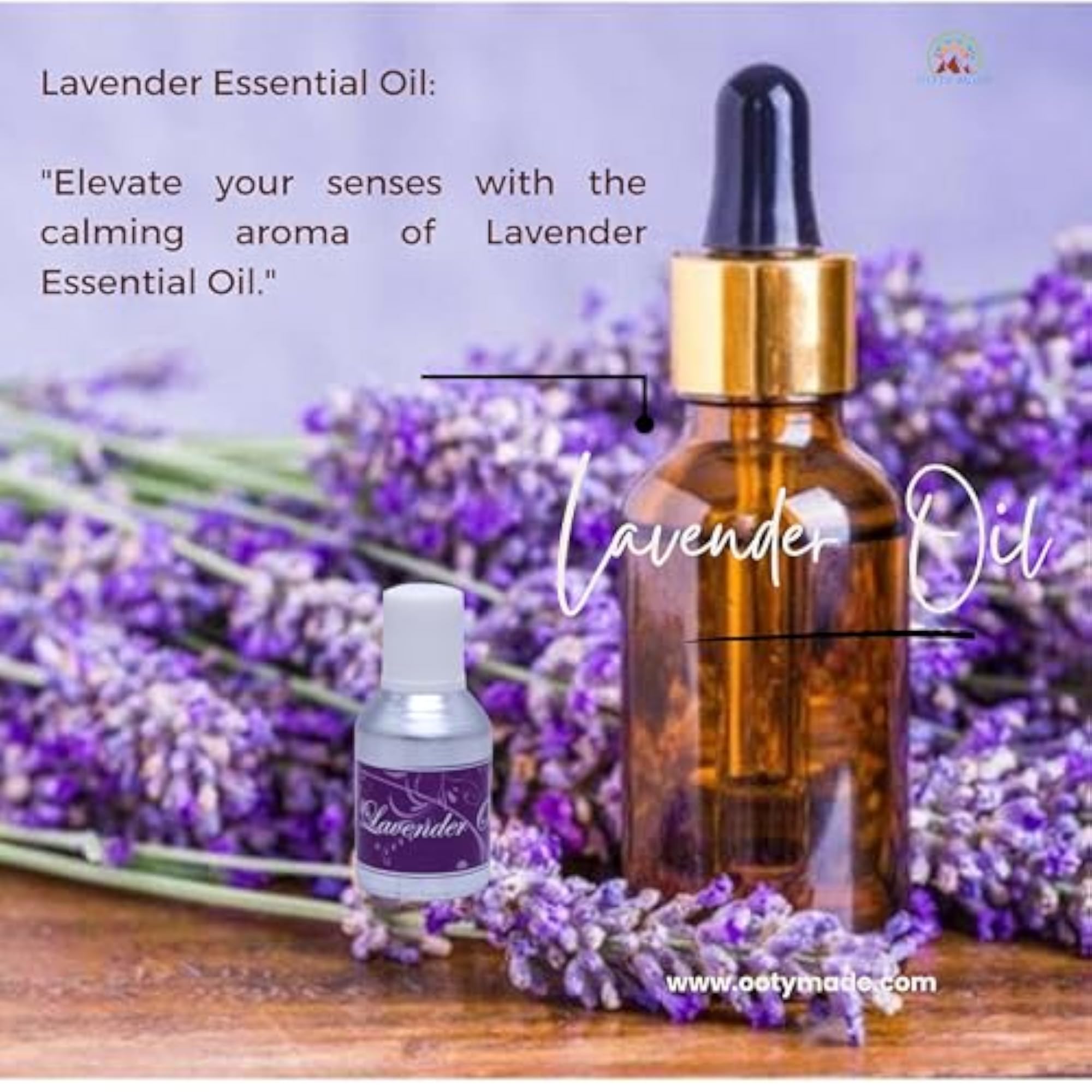 OotyMade Lavender Essential Oil, Pure and Natural