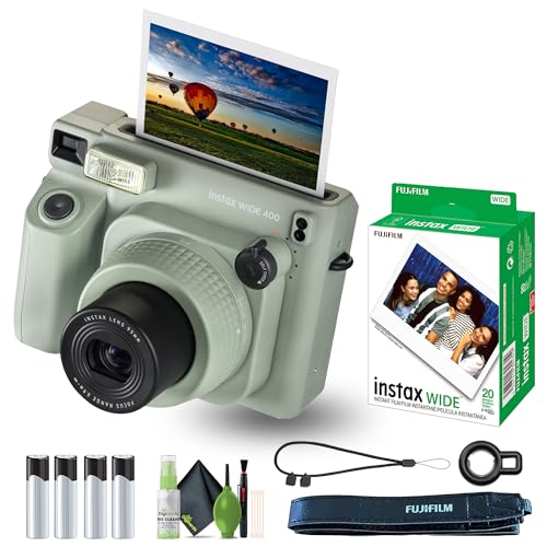 Fujifilm Instax Wide 400 Instant Film Camera Bundle Fuji