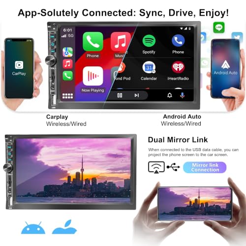 Upgrade Wireless CarPlay Double Din