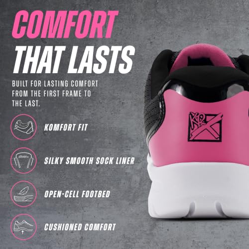 Image of KR Strikeforce Glitz Womens Athletic Bowling Shoe for Right or Left Handed Bowlers
