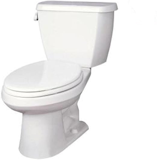 Gerber Avalanche 2Piece High Efficiency Elongated Toilet in White