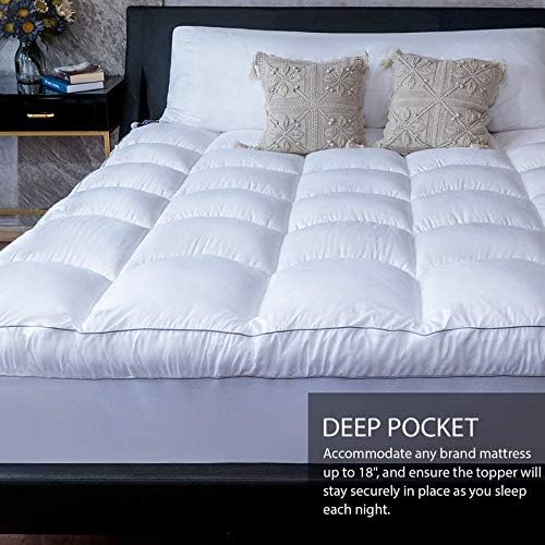 Image of Rajasthan Crafts Ultra Soft Microfiber Mattress Topper /Padding (Small Single Bed (36inch x 72inch), Maroon)