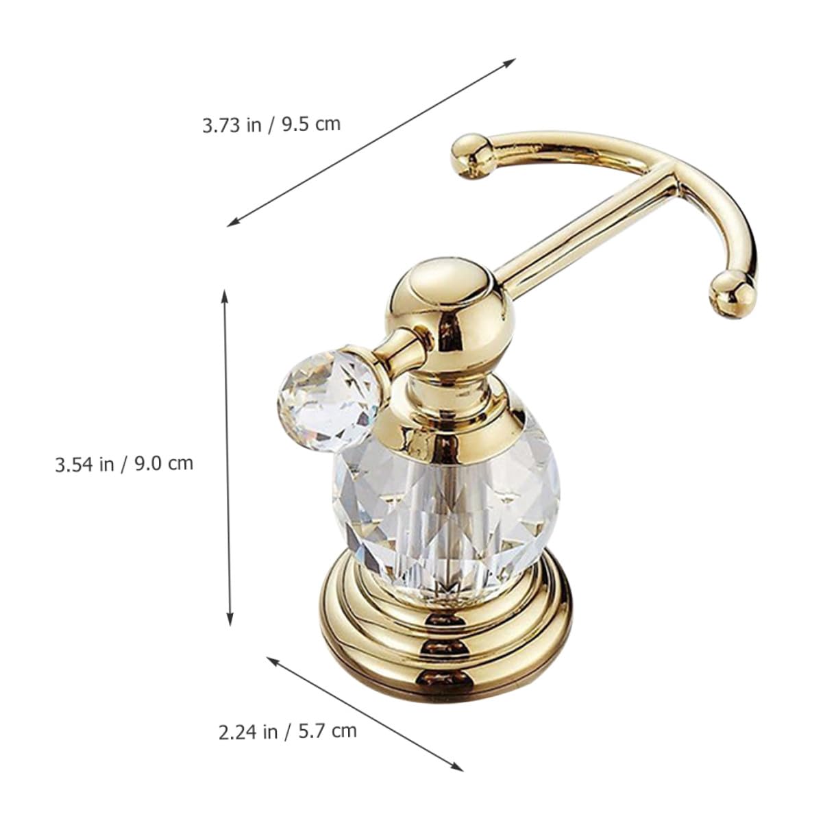 TEHAUX Gancio da Parete Dorato per Bagno e Guardaroba, Gancio Portaoggetti Robusto e Decorativo, Supporto per Accappatoi, Asciugamani e Abiti, Salvaspazio per Camera e Cucina, Ganci
