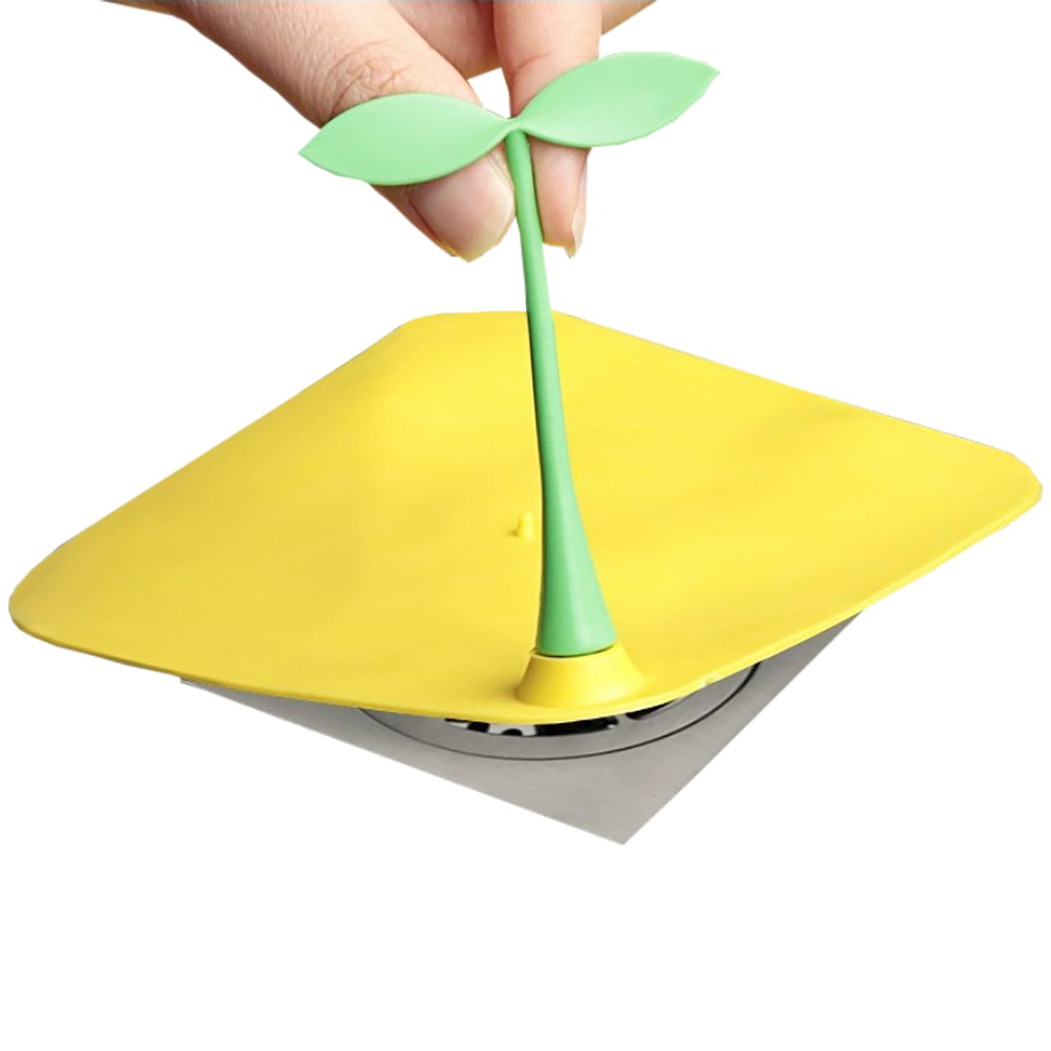 Little Bean Sprout Bathroom Anti-Odor Deodorizing Cover, Silicone Bathroom Accessories, Bathtub Drain Cover Tub Stopper for Kitchen Sink, Floor Drain, Laundry