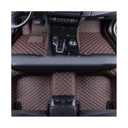 Tapis de sol de voiture haut de gamme pour Mazda BT-50 finition sur mesure 3 pièces couleur café