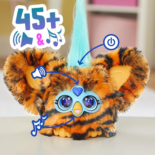 Hasbro Furby Furblets Zee Bah Mini zèbre en Peluche - vue 4