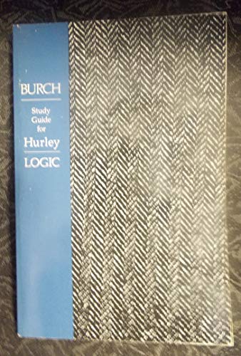A Study Guide for Hurley's Concise Introduction... 0534011217 Book Cover