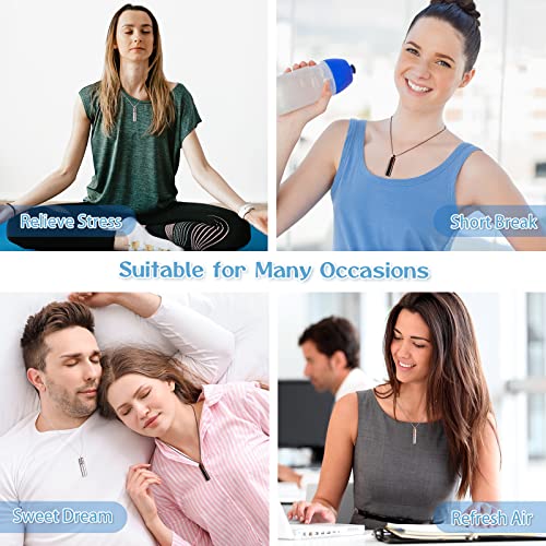 Maromalife Essential Oil Diffuser Necklaces For Women, 2Pcs Aromatherapy Necklaces Stainless Steel Diffuser Locket Pendant Cylinder With 20 Felt Pads, Aroma Necklaces Gift Set For Mothers Day #TOP6