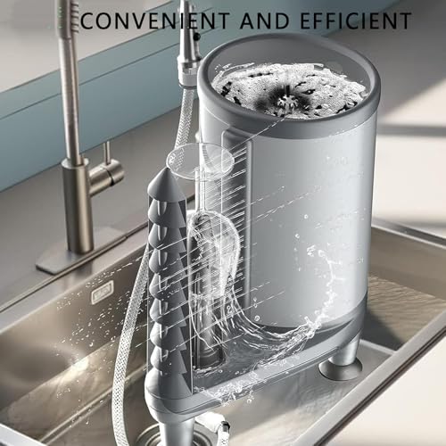 Lavadora automática de Vasos - Limpiadora Comercial de Copas de Vino con Cepillo de Nailon para restaurantes, Bares, hoteles y Servicios de Catering - Una solución eficiente Que Ahorra Tiempo.