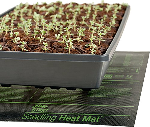 Hydrofarm Jump Start MT10009, 107 Watt UL Certified Seedling, 3" x 20" Inches Heat Mat, 48 x 20.75 Inch, Jumpstart